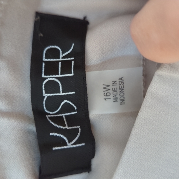 Kasper pant NWT Khaki Lots Of Stretch Casual Or Dressy 16W - Picture 3 of 8